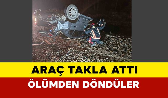 Malatya’da Trafik Kazası: Araç Devrildi, 2 Kişi Yaralandı