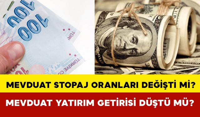 Mevduatlarda stopaj artışı! kazançlar ne kadar azaldı?