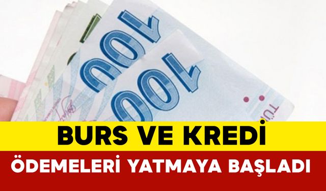 Öğrencilerin 2 aylık burs kredi ödemeleri hesaplara yatırıldı