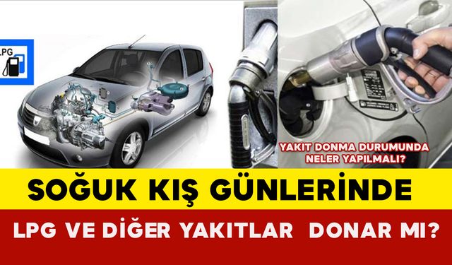 Soğuk Kış Günlerinde LPG ve Diğer Yakıtlar  Donar mı?