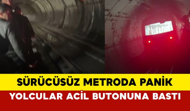 Sürücüsüz Metro Paniği: Yolcular Raylarda Yürüdü