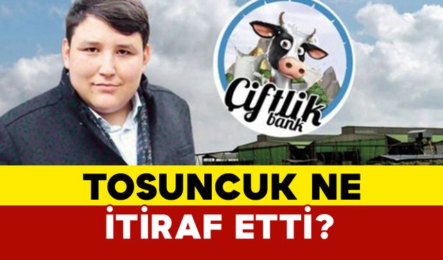 Tosuncuk'tan İtiraf Mektubu