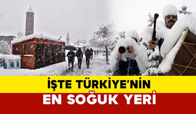 Türkiye’nin En Soğuk Yeri Erzurum’un Çat İlçesi: -17,6 Derece