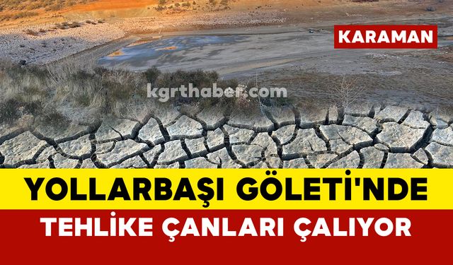 Yollarbaşı Göleti'nde tehlike çanları çalıyor