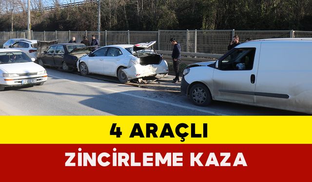 4 Araçlı Zincirleme Kaza