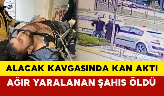 Alacak kavgasında kan aktı, ağır yaralanan şahıs öldü