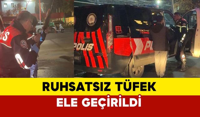 Bartın'da Araçta Bulunan Ruhsatsız Av Tüfeğine El Konuldu