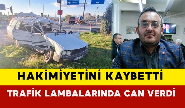 Bursa'da trafik lambalarında can verdi