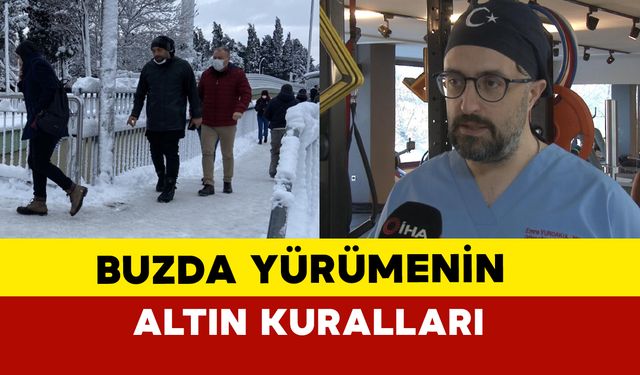 Buzlu Zeminde Yürürken Dikkat: Ortopedi Uzmanından Önemli Tavsiyeler