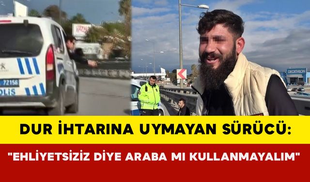 Dur ihtarına uymayan pişkin sürücüye 33 bin 899 TL ceza!