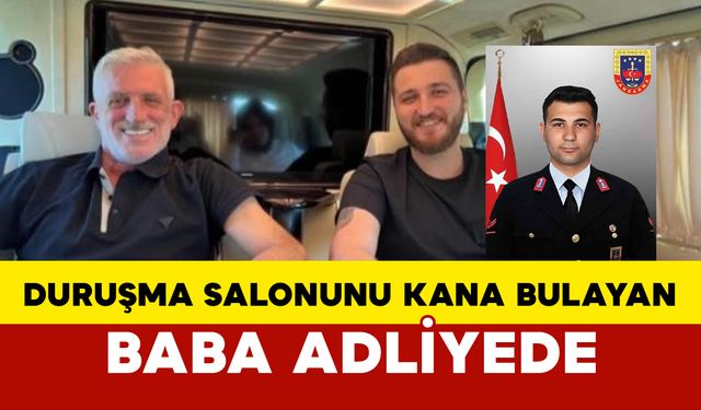 Duruşma salonunu kana bulayan baba adliyeye sevk edildi