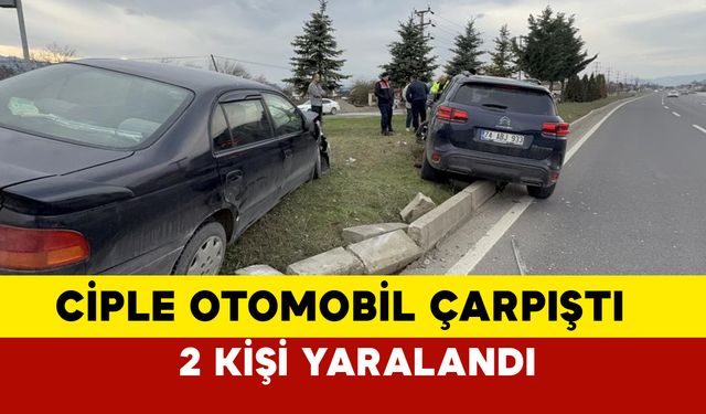 Düzce'de Cip ile Otomobil Çarpıştı: 2 Yaralı