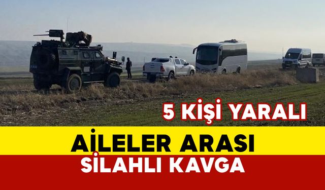 İki aile birbirine girdi, silahlı kavgada 5 kişi yaralandı, Diyarbakır'da kavga