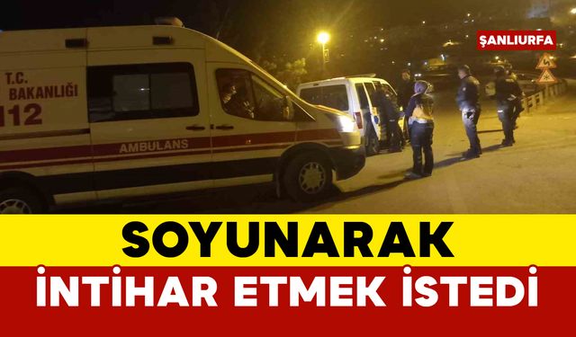 Köprüye çıkan kadın soyunarak intihar etmek istedi