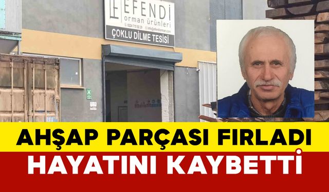 Makineden fırlayan ahşap parçası bacağına saplanan işçi hayatını kaybetti