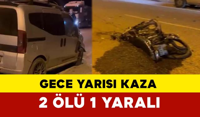 Mersin'de Feci Kaza: 2 Ölü, 1 Yaralı