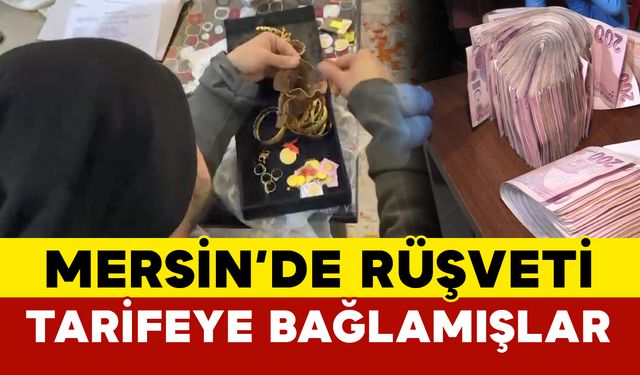 Mersin’de gümrükte rüşveti tarifeye bağlamışlar