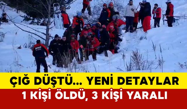 Palandöken Kayak Merkezi'nde çığ felaketinden acı haber