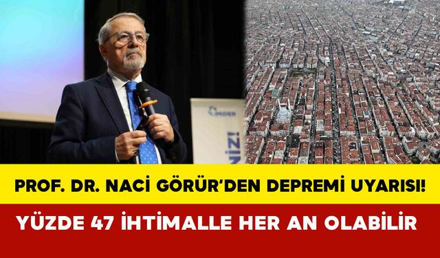 Prof. Dr. Naci Görür’den Kritik Marmara Depremi Uyarısı: Yüzde 47 İhtimalle Her An Olabilir