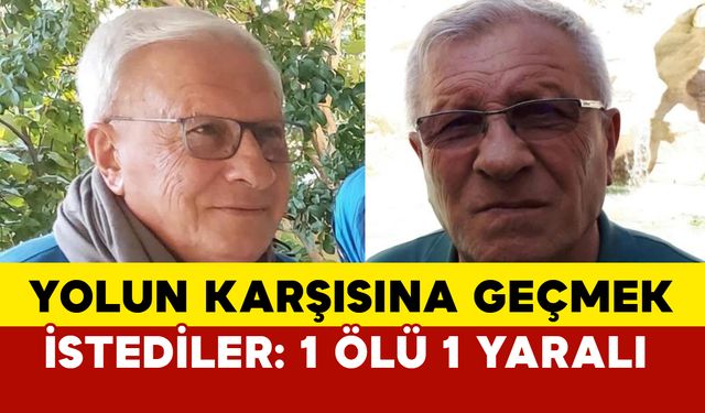 Samsun'da yolun karşısına geçen yaşlı çifte otomobil çarptı: 1 ölü, 1 yaralı