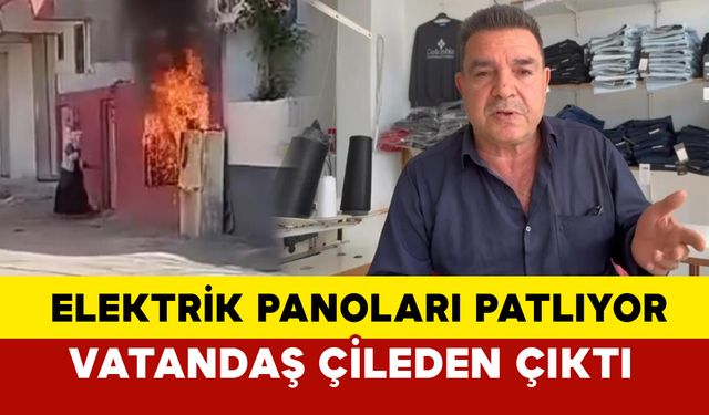 Şanlıurfa'da patlayan elektrik panoları çileden çıkardı