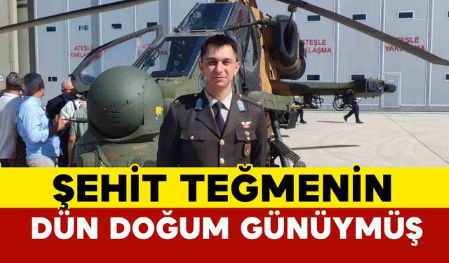 Şehidimizin Dün Doğum Günüymüş