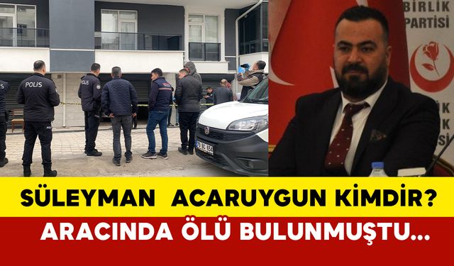 Süleyman Acaruygun Kimdir? Karaman Büyük Birlik Partisi (BBP) Merkez İlçe Başkanı kimdir?