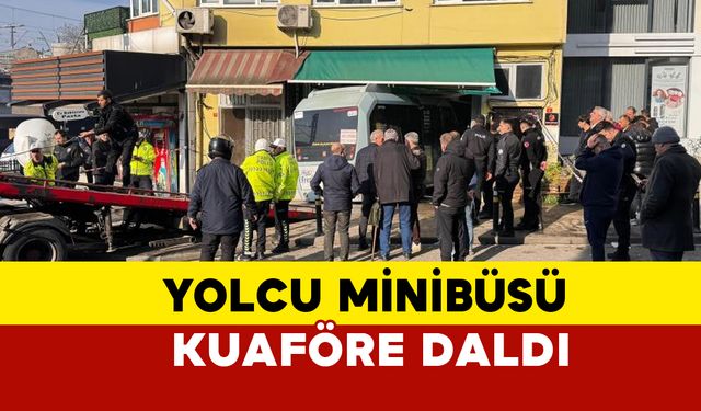 Kartal’da Yolcu Minibüsü Kuaför Dükkanına Daldı: 3 Yaralı