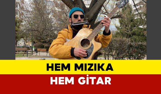 Eskişehir’de Sokak Müzisyeni Odin Sarbazi Sanatıyla Dikkat Çekiyor