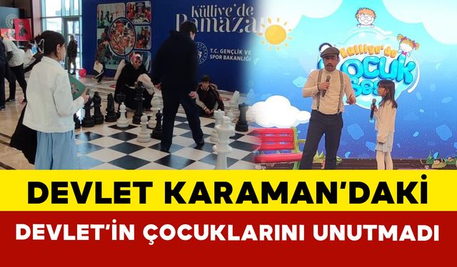 Devlet Korumasındaki Çocuklar “Külliye’de Ramazan” Etkinliklerinde Buluştu