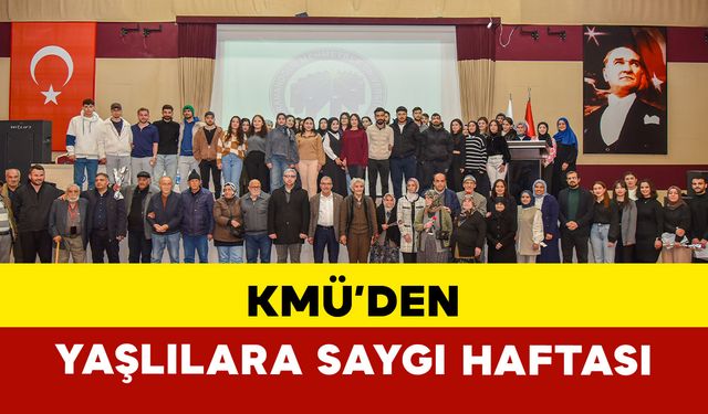 Kmü Öğrencilerinden Yaşlılara Saygı Haftası Programı
