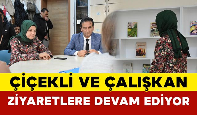 Vali Yardımcısı Çiçekli ile İl Müdürü Çalışkan’ın Okul Ziyaretleri Devam Ediyor