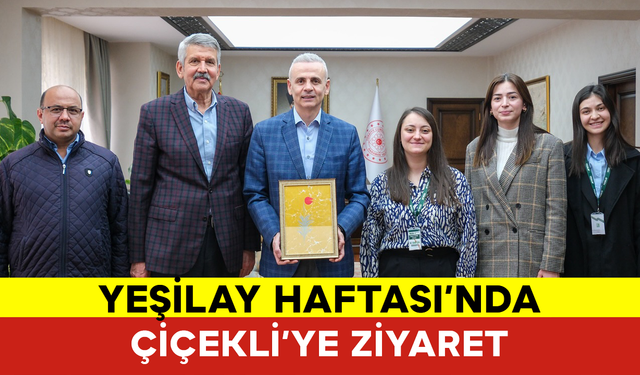 Yeşilay Haftası’nda Çiçekli’ye Ziyaret