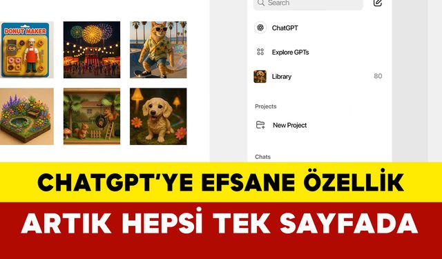 ChatGPT'den Yeni Özellik: Görselleriniz Artık Tek Sayfada!