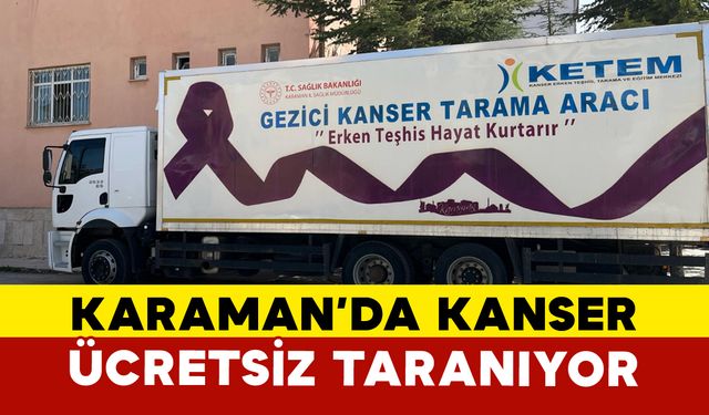 Karaman’da Ücretsiz Meme Kanseri Taramaları Devam Ediyor