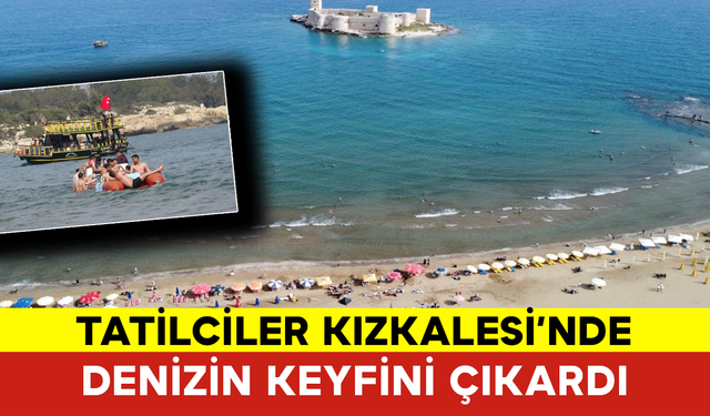 Kız Kalesinde Deniz Keyfi Erken Başladı