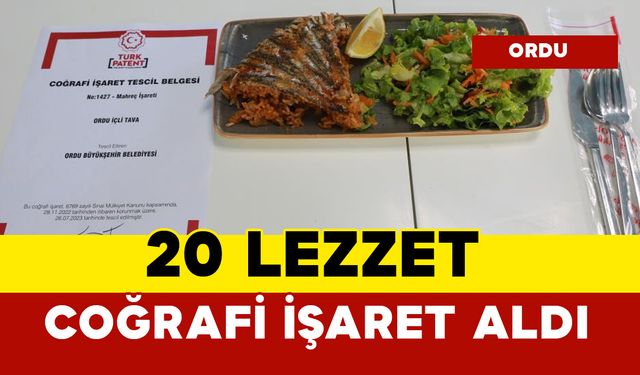 Ordu’nun Sofraları Tescillendi: 20 Yöresel Lezzet Coğrafi İşaret Aldı