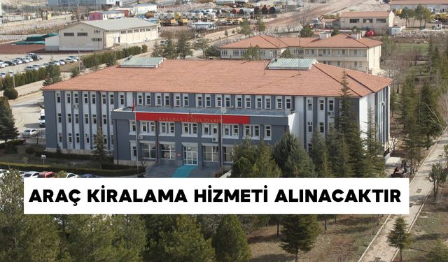 ARAÇ KİRALAMA HİZMETİ ALINACAKTIR