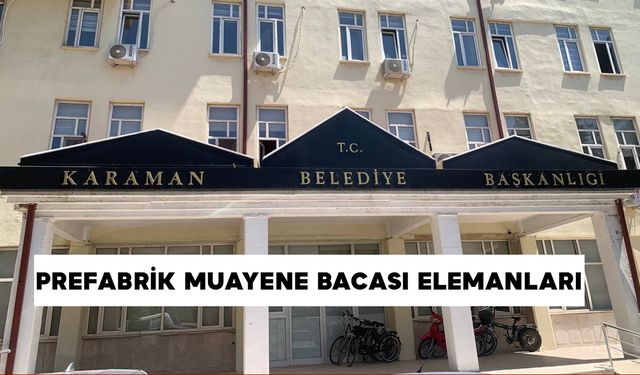 PREFABRİK MUAYENE BACASI ELEMANLARI