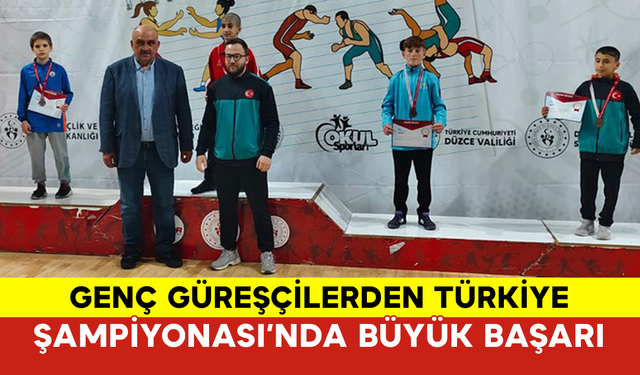 Karamanlı Genç Güreşçilerden Türkiye Şampiyonası’nda Büyük Başarı