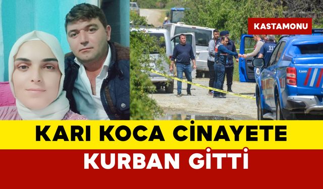 Karı koca cinayete kurban gitti