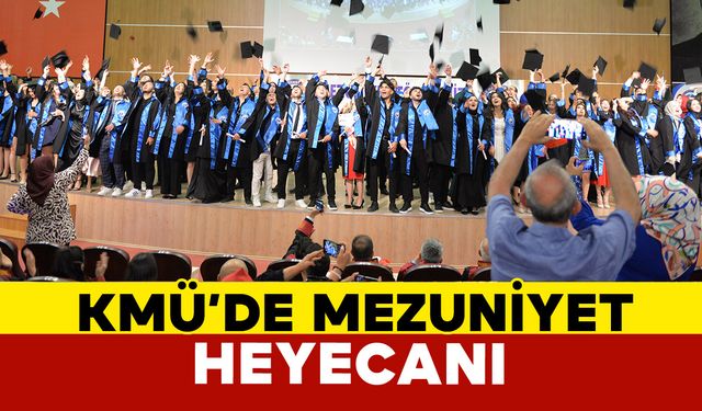 Kmü’de Gurur Dolu Anlar: Uygulamalı Bilimler Fakültesi Mezunlarını Uğurladı