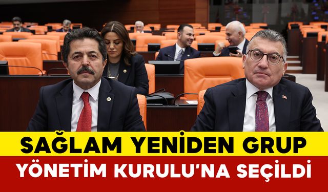 Milletvekili Osman Sağlam Yeniden Grup Yönetim Kurulu Üyeliğine Seçildi