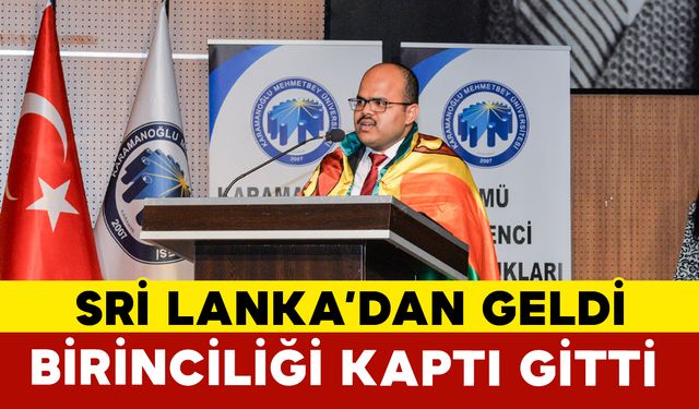 Sri Lanka'dan Karaman'a Uzanan Birincilik