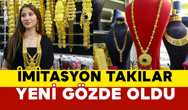 İmitasyon takılar düğünlerde yeni gözde oldu