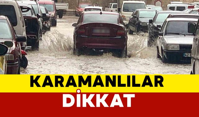 Karaman’a Yağış Geliyor: Akşam Saatlerine Dikkat