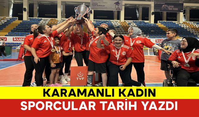 Karamanlı Kadın Sporcular Tarih Yazdı