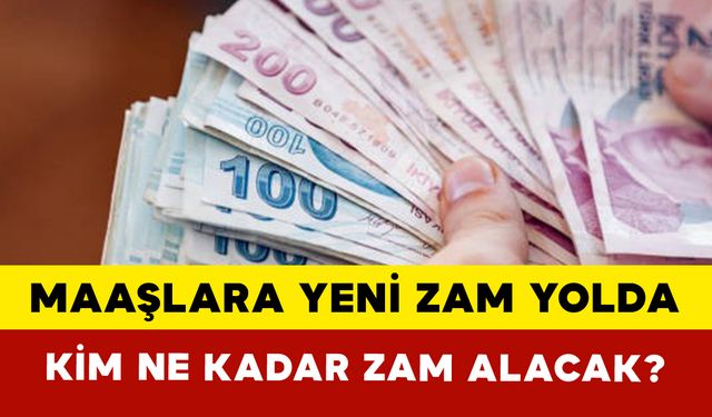 Maaşlara Yeni Zam Yolda: Kim Ne Kadar Zam Alacak?