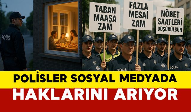 Polisler Sosyal Medyada Haklarını Arıyor