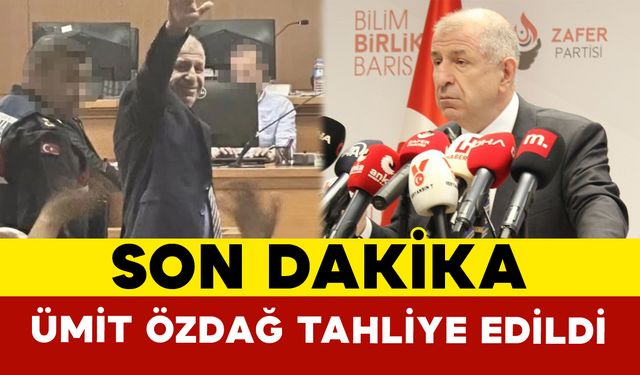 Son Dakika: Ümit Özdağ Tahliye Edildi